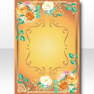 (Wallpaper/Profile) Flower Garden Flower Frame Wallpaper ver.A yellow (50 Plays)