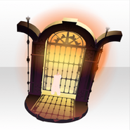 (Back Accessories) Iron Bars with Light Vignette ver.A yellow