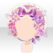 (Head Accessories) Flower Garden Lots of Flowers Head Dress ver.A purple