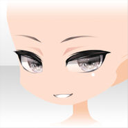(Face) Frozen Greeting Cool Smile Face ver.A black