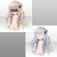 (Item Pack) Dark Engagement Blindfolded Elegant Wavy Hair Set