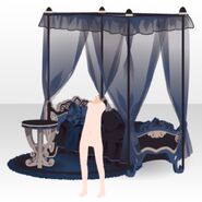 (Back Accessories) Going Out Princess Bed ver.A black