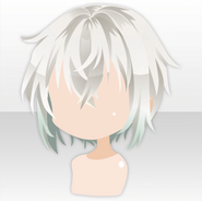 (Hairstyle) Fluffy Snow Rabbit Short Hair ver.A white