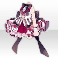 (Tops) Strawberry Servant Dress ver.A white