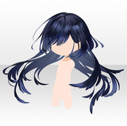 (Hairstyle) After the Rain Angel Long Hair ver.A black