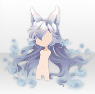 (Hairstyle) Mysterious Banquet Fox Long Hair ver.A white