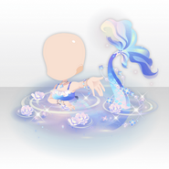 (Tops) Mermaid's Blossom Peeking Out of Water Top ver.A blue