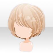 (Hairstyle) Latte Art Short Hair ver.A yellow