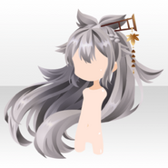 (Hairstyle) Maple Warrior Hairpin Ponytail ver.B gray