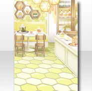(Wallpaper/Profile) Welcome to Honeybee! Store Interior Wallpaper ver.A green