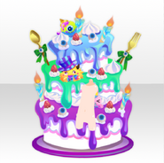 (Avatar Decor) Fancy Dolls Exciting Huge Cake ver.A white