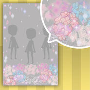 (Show Items) Rain Drops and Hydrangea Decor2 Pink ver.1