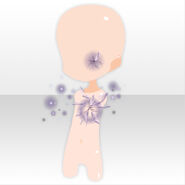 (Face Accessories) Frozen Ice Heart ver.A purple