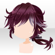 (Hairstyle) Falling Mad Hatter Semi Long Hair ver.A red