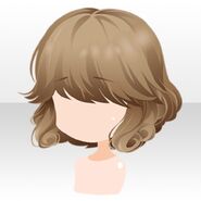 (Hairstyle) Going Out Fluffed Medium Hair ver.A brown