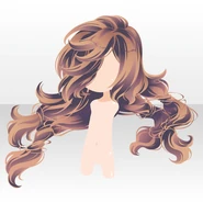 (Hairstyle) Sorciere Wavy Long Hair ver.B brown