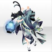 (Tops) Ghostly Night Cat Girl Best Cloth ver.A blue