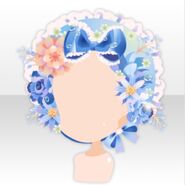 (Head Accessories) Flower Garden Lots of Flowers Head Dress ver.A blue