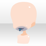 (Face Accessories) Unsleeping Soul Hollow Tongue Out ver.B blue