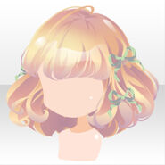 (Hairstyle) Le Reve Ribbon Curly Bob Hair ver.A yellow