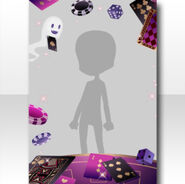 (Frame) 666♦JACKPOT Naughty Ghost Casino Frame ver.A purple