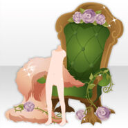 (Back Accessories) Beast Roses Chair ver.A green