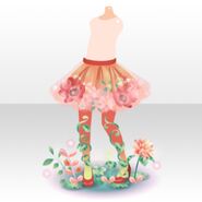 (Pant&Skirt) Flower Garden Flowers in Bloom Pannier ver.A red