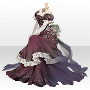 (Tops) Shadow Rose Princess Dress ver.A red