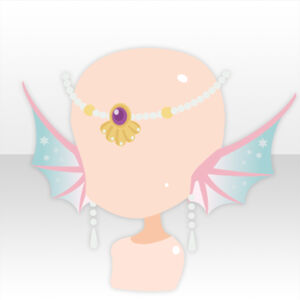 Coastal Mermaid Remix 2 Cocoppa Play Wiki Fandom The mermaid accessory is adorned with real sea shells, faux coral, faux pearls, rhinestones, and pearl sprays.