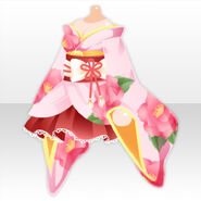 (Tops) Oinari-sama Kimono One-Piece ver.A pink