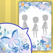 (Show Items) Flowers and Butterflies in Spring Sunlight Decor1 Blue ver.1