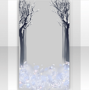 (Show Items) White Monochrome Frozen Rose Decor1 ver.1