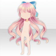 (Hairstyle) My Friends Circus Puppeteer Curly Long Hair ver.A pink