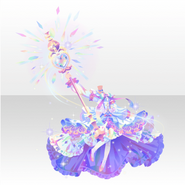 (Tops) Aurora Castle Shiny Queen Dress & Royal Scepter Style ver.A purple