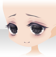 (Face) Shadow Rose Dyed Princess Smile Face ver.A black