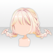 (Hairstyle) Melody of Daisy ♪ Braided Hair ver.A cream