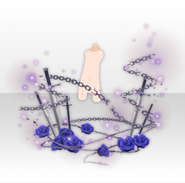 (Shoes) Crowned in Thorns Chained Sword ver.A blue