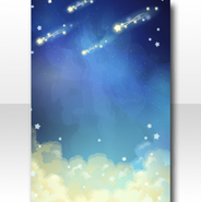 (Wallpaper/Profile) DREAM×SHUFFLE Shooting Stars Wallpaper ver.A blue