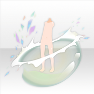 (Avatar Decor) Broken Bubble and Shiny Hologram ver.A white