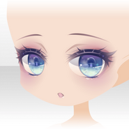 (Face) Starry Night Twinkle Orihime Blank Look Face ver.B blue