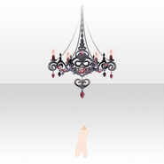 (Avatar Decor) Berry Merry Christmas Gothic Chandelier ver.A black