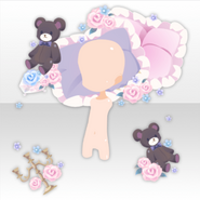 (Body Accessories) Sugarly Dream Flower Pillow ver.B pink