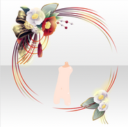 (Outerwear) New Years Decoration with Winter Camllia ver.A red