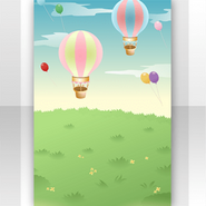 (Show Items) Balloon Going up to Sky and Grassland Stage ver.1