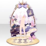 (Back Accessories) EGGS RABBIT with Friends ver.A purple