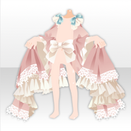 (Outerwear) Classic Rococo Dress and Elegant Curtsy ver.A pink