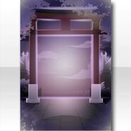 (Wallpaper/Profile) Shrine in Twilight Wallpaper ver.A purple