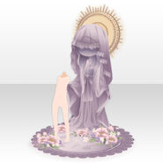 (Back Accessories) Goddess Statue of La Clarte Girls School ver.A purple