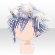 (Hairstyle) God of Thunder Decorated Short Hair ver.A white