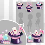 (Show Items) Cards Gathered in Magic Hats Decor1 ver.1